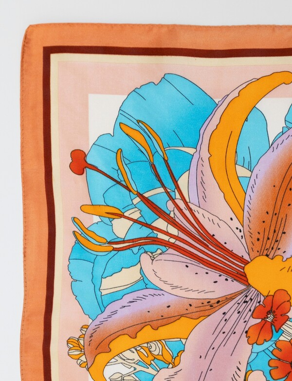 Bandana Flores ANARANJADO/MULTI