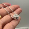 Conjunto pasante Corazón plata 925 Conjunto pasante Corazón plata 925
