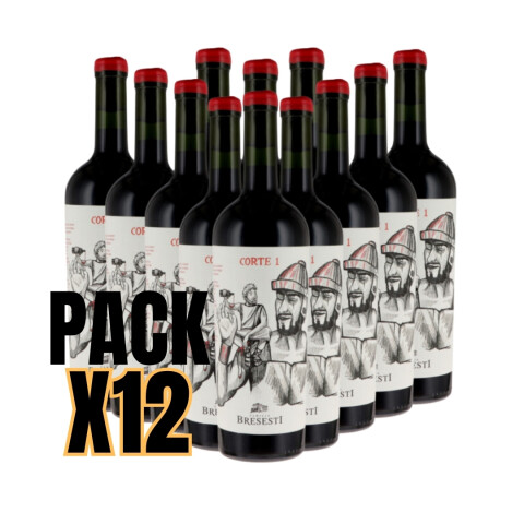 Pack vinos blend Bresesti corte 1 x 12 Botellas 750cc Pack vinos blend Bresesti corte 1 x 12 Botellas 750cc