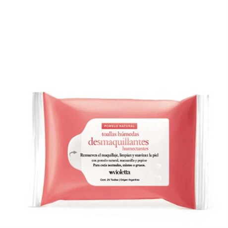 Violetta Toallas Desmaquillantes Pomelo Natural 25 unidades Violetta Toallas Desmaquillantes Pomelo Natural 25 unidades