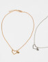 Collares Infantiles No sustentable Collares Para Compartir Con Corazón - Combinacion Bicolor