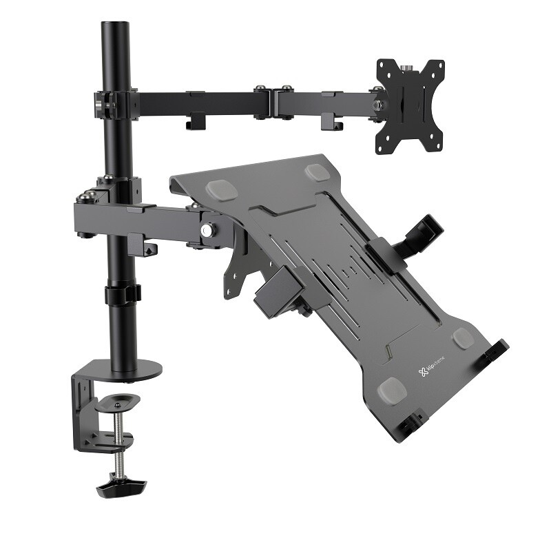 Klip Xtreme - Desktop to monitor mounting kit - x1 -Laptop Mount 32" Klip Xtreme - Desktop to monitor mounting kit - x1 -Laptop Mount 32"