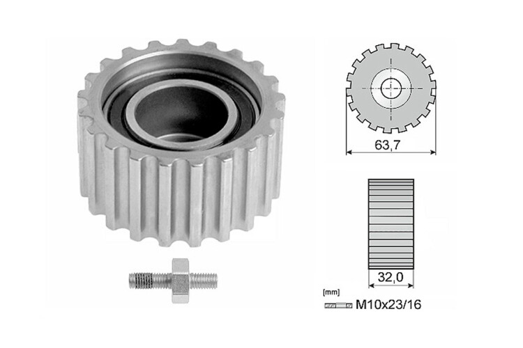 Tensor Guia Correa Dist. Renault Laguna 93-01 Tensor Guia Correa Dist. Renault Laguna 93-01