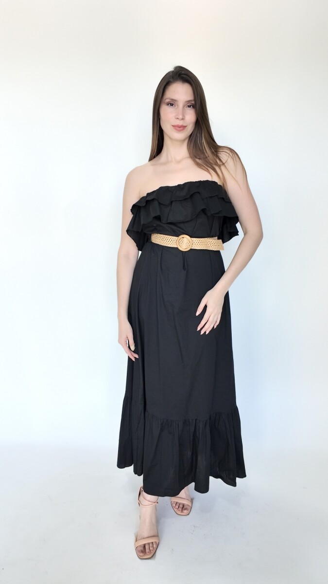 Vestido kurami - Negro 