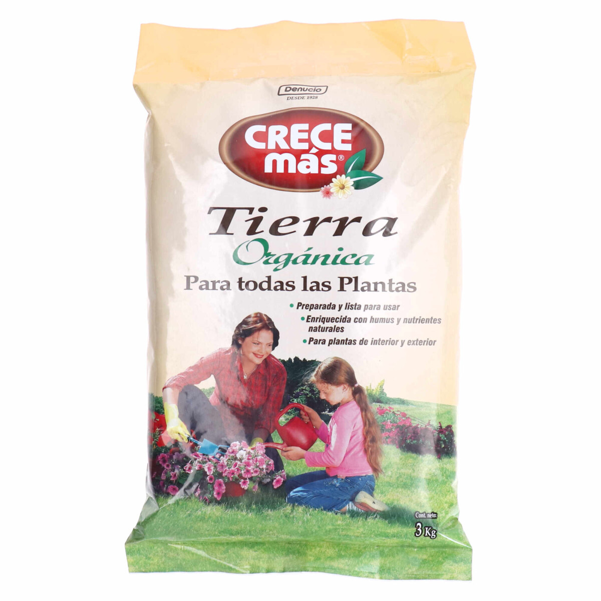 CRECE MÁS Tierra Orgánica 3kg 