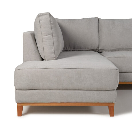 Rinconera Amadeus - Tela Microfibra - Chaise Izquierdo 2228 (Gris)