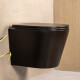 INODORO PARA COLGAR POWELL NEGRO MATE 51.5X35X40CM REDONDO 000