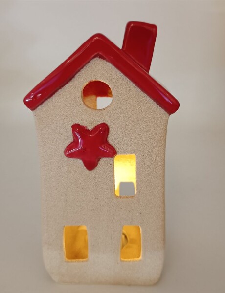CASA DECORATIVA 8*7*15.6CM CERAMICA CASA DECORATIVA 8*7*15.6CM CERAMICA