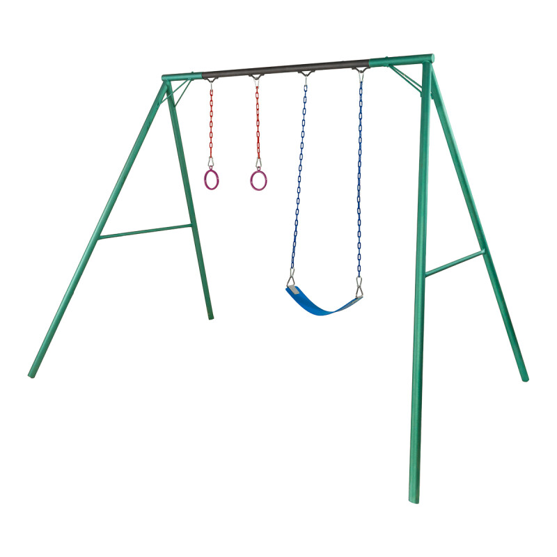 Hamaca de Plaza con hamaca de cincha, y aros 2,15 mts Hamaca de Plaza con hamaca de cincha, y aros 2,15 mts