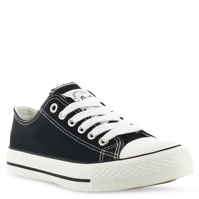 Championes Unisex Push MIKOS canvas Negro - Blanco