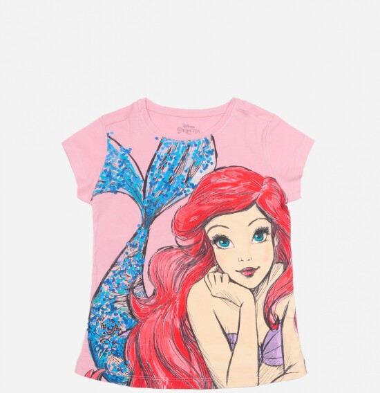 Camiseta niña Princesas Disney ROSA