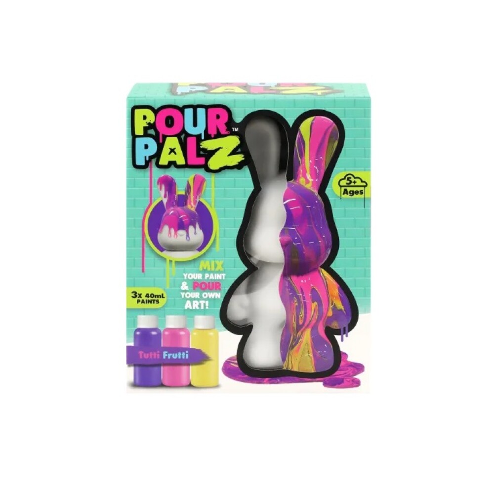 Pour Palz Conejo para Pintar 22 cm Colores Surtidos POUR PALZ CONEJO 22 CM COLORES SURTIDOS
