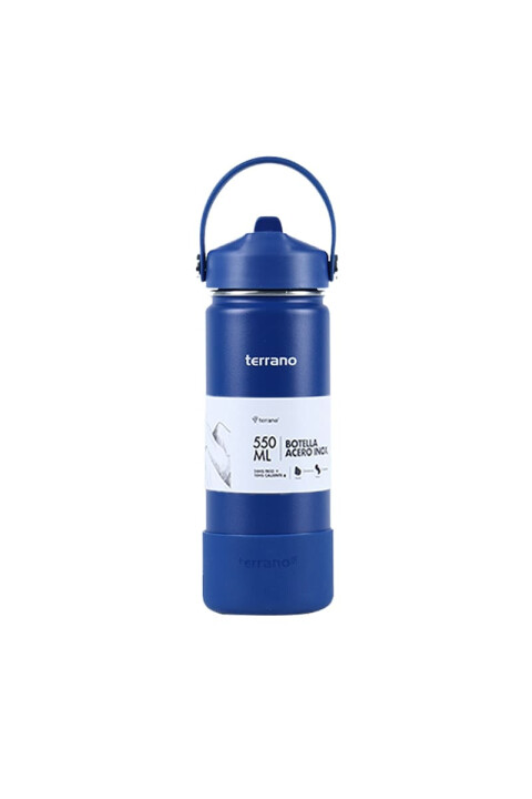 BOTELLA TERRANO 550ML PICO + BOTA AZUL