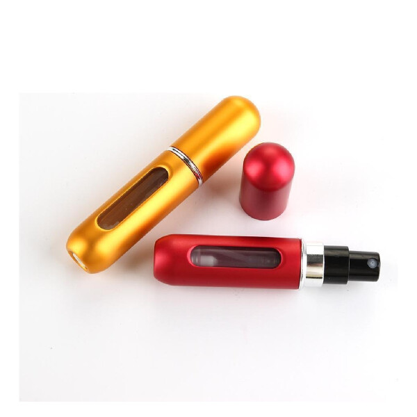 Mini Botella Atomizadora De Perfume Portátil Recargable X2 Variante Color Rojo
