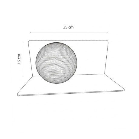 LUMINARIA DE PARED TODD Luminaria de Pared Todd Gris