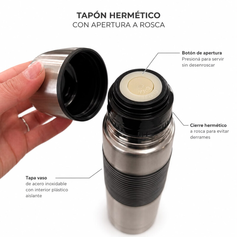 Termo Bala en Acero Inoxidable 500ml Termo Bala en Acero Inoxidable 500ml