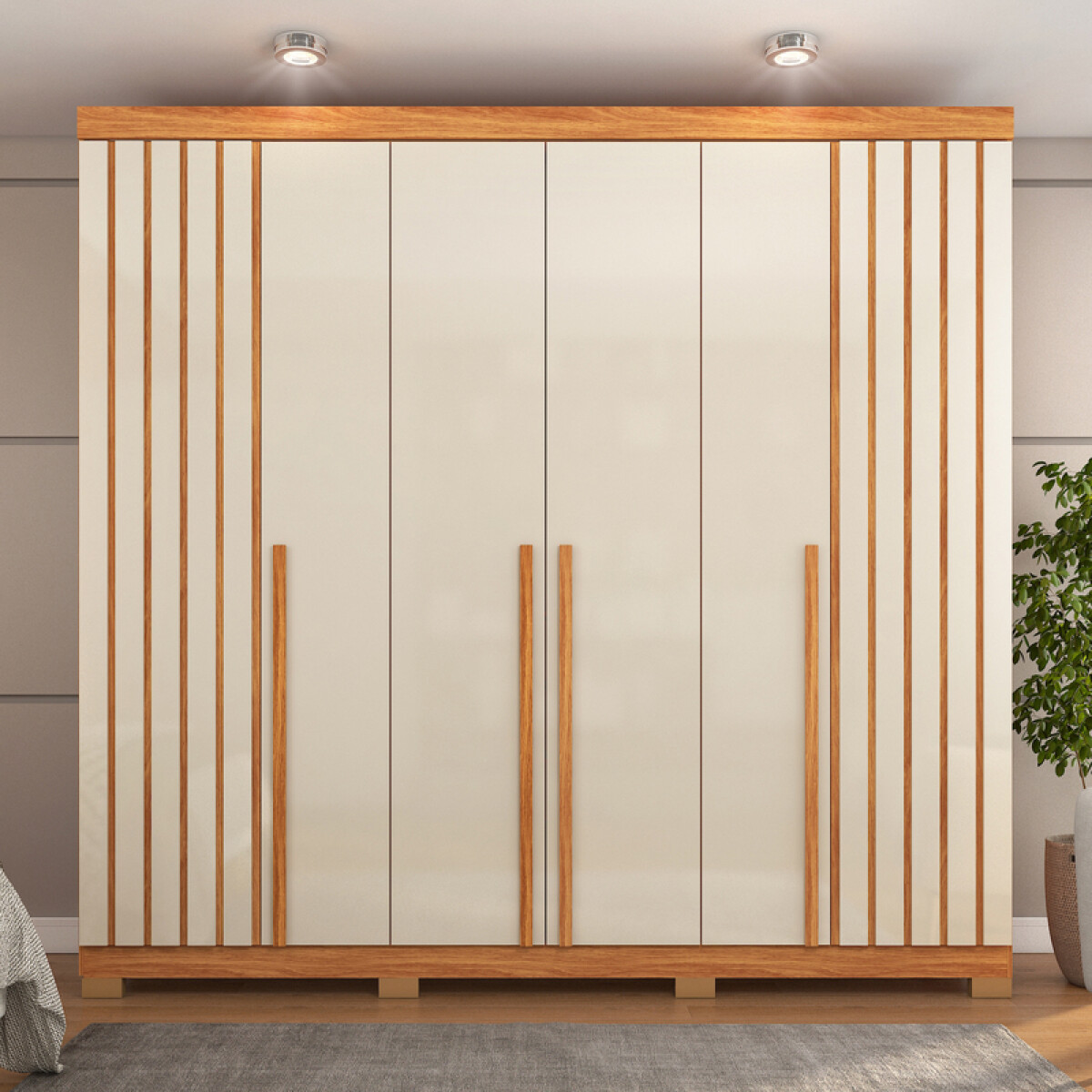 Ropero Lazio 235 cm 6 Puertas 