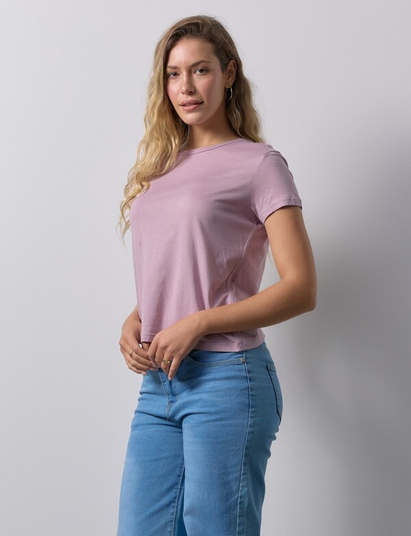 Remera Basica LAVANDA