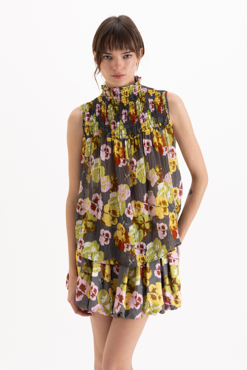 TOP NINA Gris