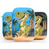 Cartuchera 1 Piso Estampadas DINO CELESTE