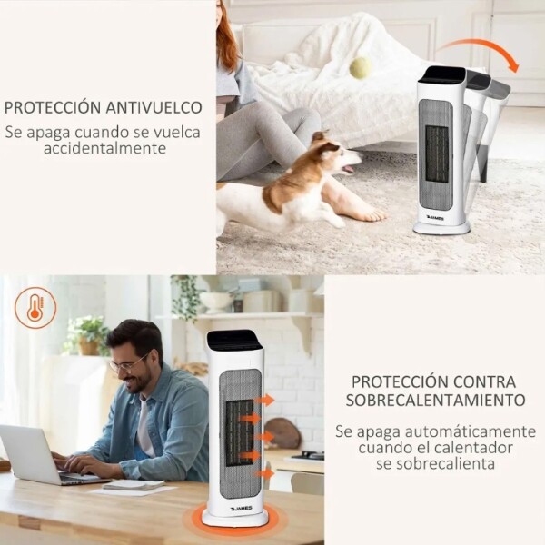 Caloventilador James 2000w Ptc Cvtt 5951 CALOVENTILADOR JAMES 2000W PTC CVTT 5951