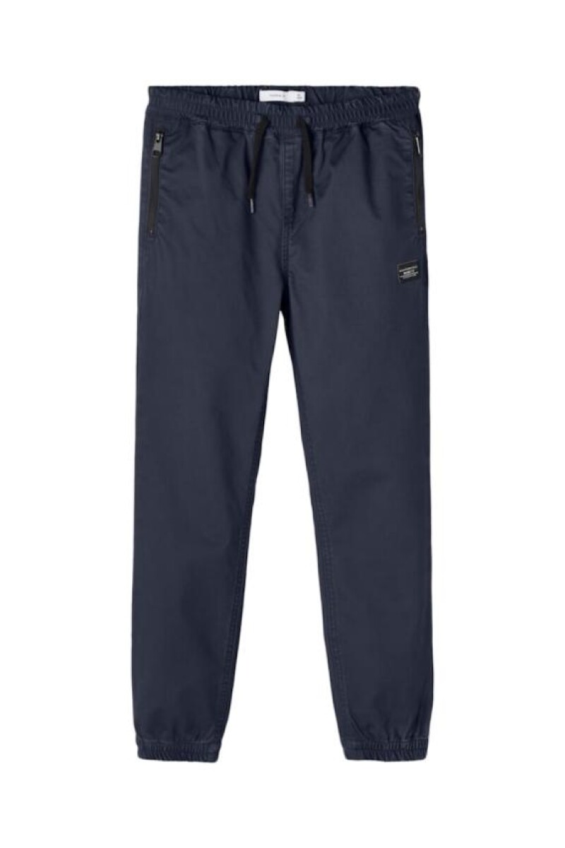 Pantalón Jogger Sarga De Algodón - Dark Sapphire 