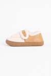 Pantufla corderito suede camel