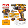 TALADRO ATORNILLADOR A BATERIA 42V 69NM + 2 BAT 2.0AH + CARGADOR + ACCESORIOS TALADRO ATORNILLADOR A BATERIA 42V 69NM + 2 BAT 2.0AH + CARGADOR + ACCESORIOS