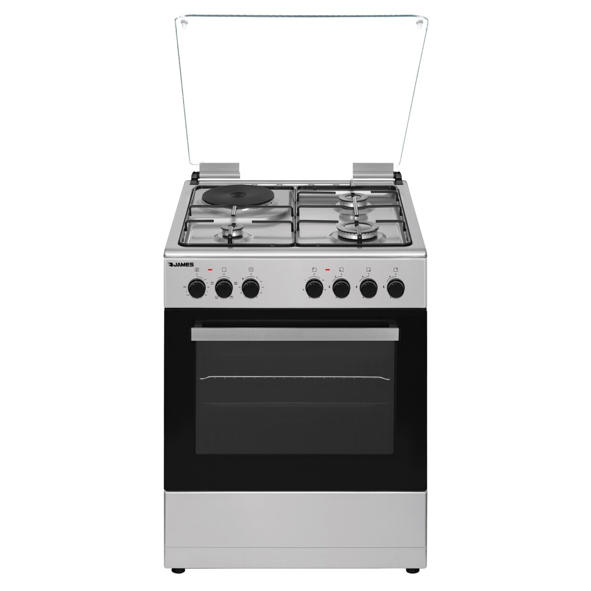 COCINA JAMES COMBINADA 3+1 HORNO ELECTR. MOD C 221 A TKS INOX 5108 