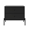 Mesa de Luz Jasper Negro Mate