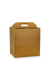 CANASTA FIESTAS NAVIDAD 28X20X35 CM SKIN ORO