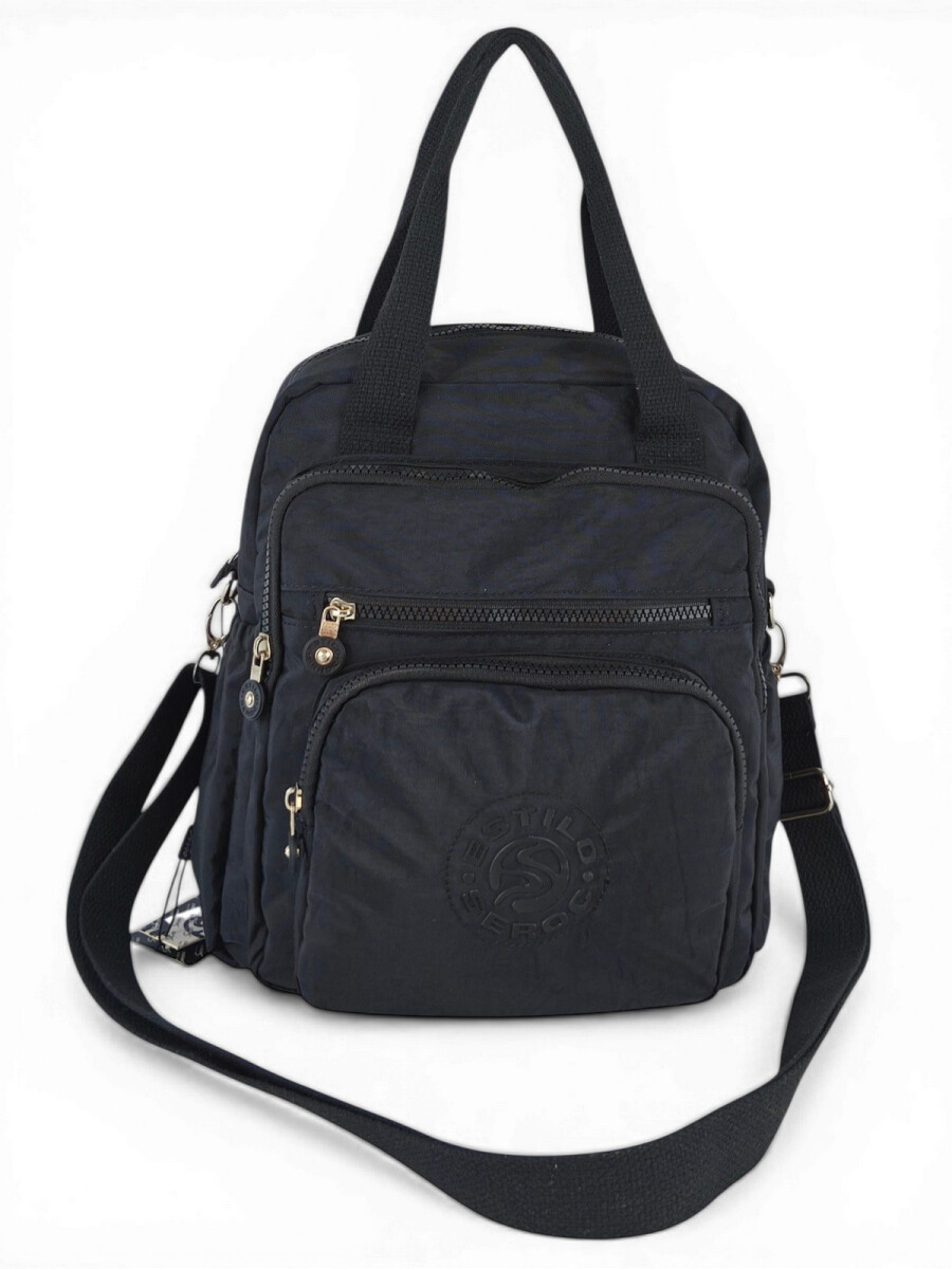 Bolso mochila y morral - Negro 