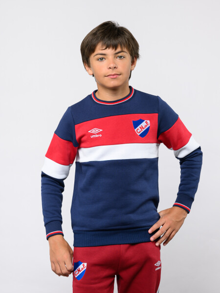 Buzo A La Base Grav Nacional Junior Azul Marino, Rojo, Blanco