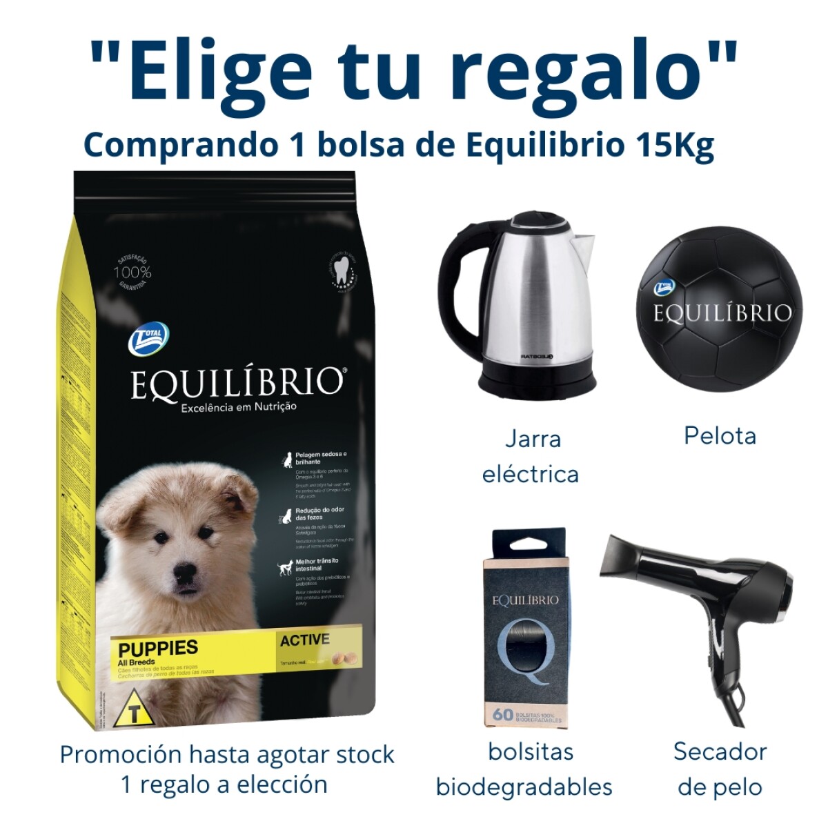 Equilibrio Perro Cachorro 15+3 Kg 