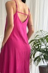Vestido Corto Pe Fucsia