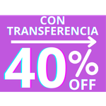 Transferencia Bancaria 40% OFF