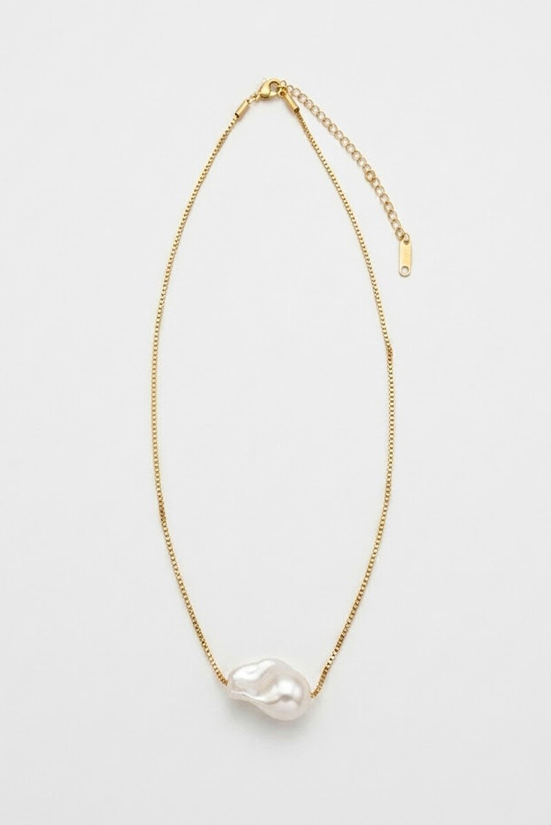 COLLAR PERLA - ORO 