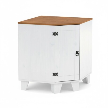 Bajo mesada esquinero Linea Naturale Blanco