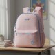 Mochila Trendy Escolar con porta botellas y llavero Rosa