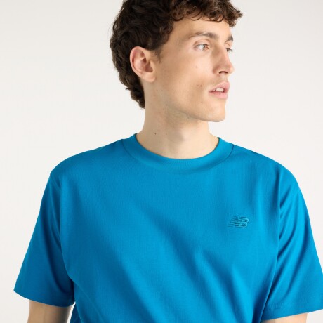 Remera New Balance de Hombre - Athletics - MT41533NOS BLUE