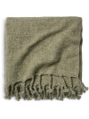 Manta throw REINFANN 130x170 verde lana mezcla Manta throw REINFANN 130x170 verde lana mezcla