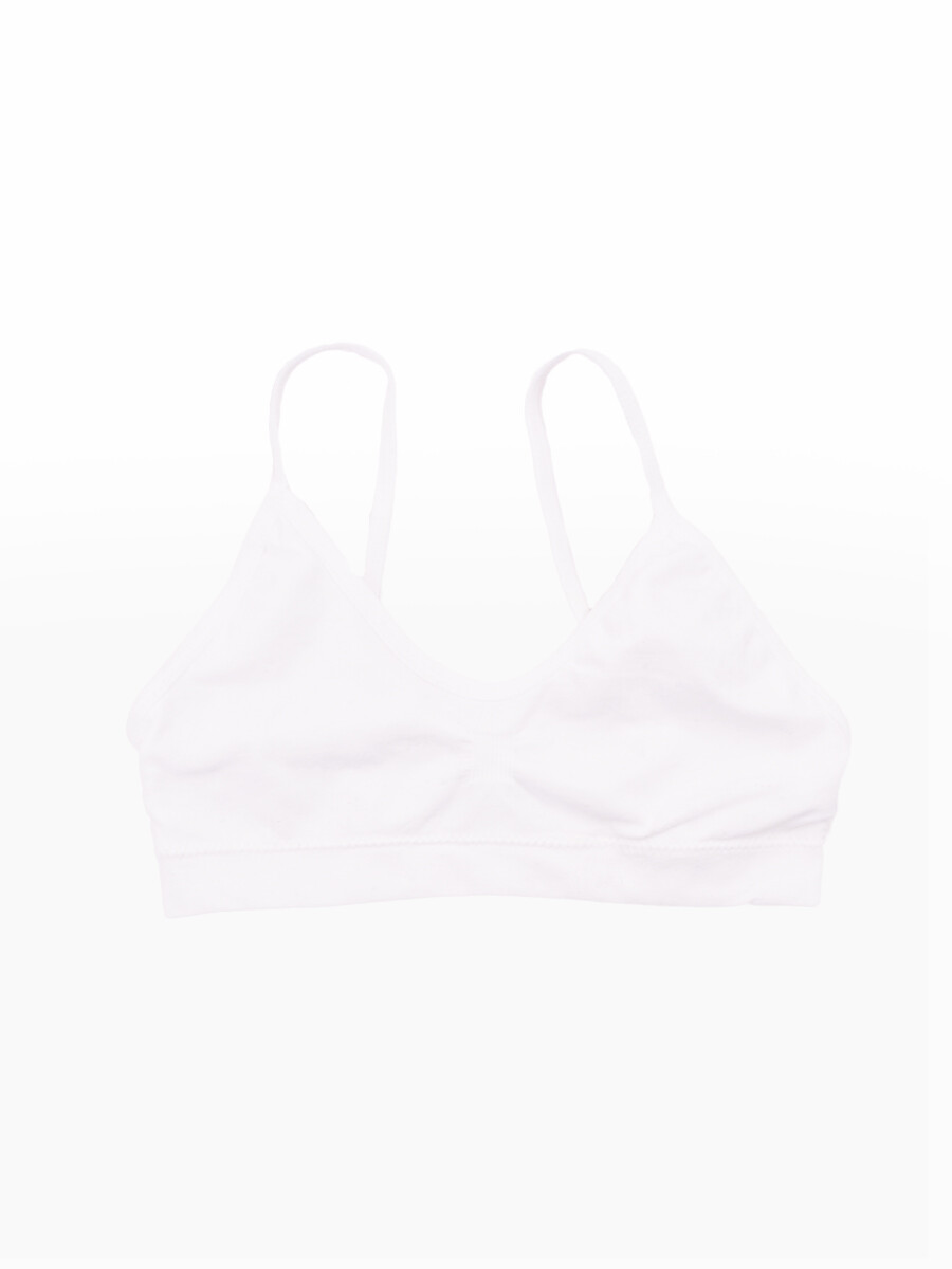 TOP TEEN SEAMLESS - BLANCO 