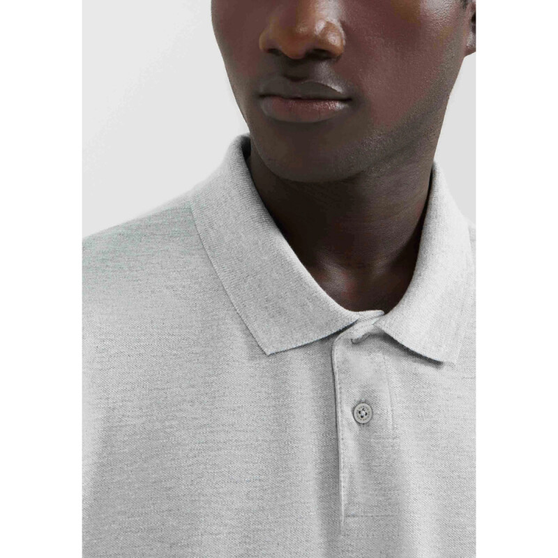 CAMISA POLO MM MASC CINZA MESCLA