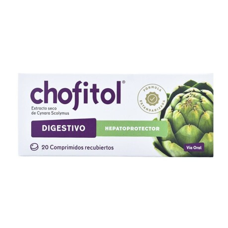 Chofitol Digestivo X20 Compr Extracto Natural Para Hígado Chofitol Digestivo X20 Compr Extracto Natural Para Hígado