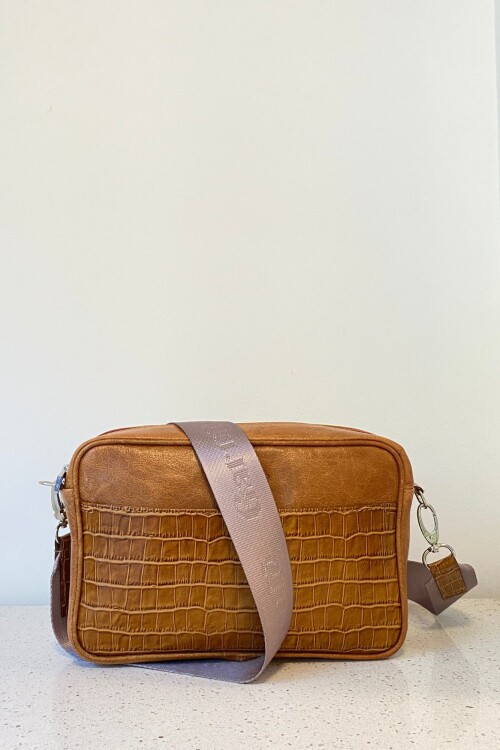Bandolera Amelia Camel