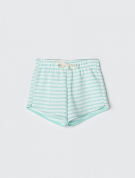 SHORT INFANTIL CON ESTAMPADO VERDE