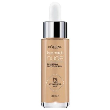 L’Oréal Base True Match Nude Serum con Ácido Hialurónico N°2-3 Light 30ml – Piel Luminosa y Suave L’Oréal Base True Match Nude Serum con Ácido Hialurónico N°2-3 Light 30ml – Piel Luminosa y Suave