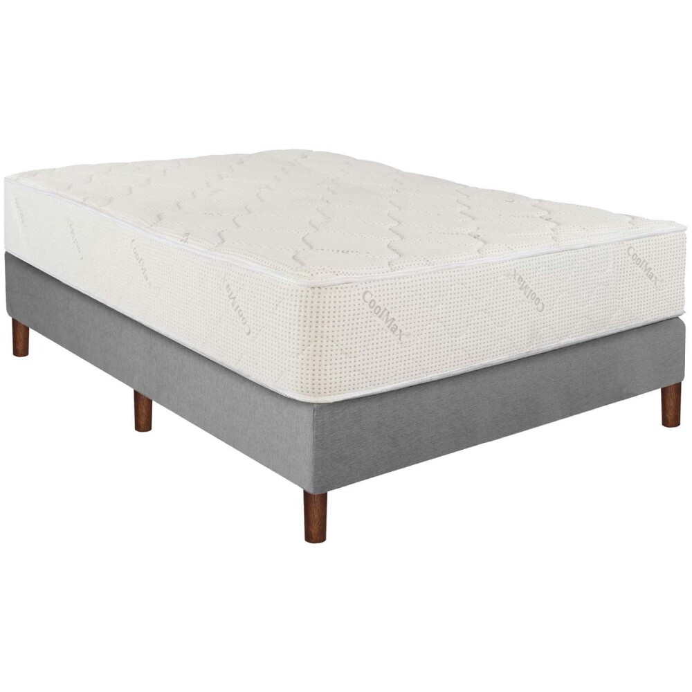 SOMMIER 2 PLAZAS RESORTES POCKET DENSIDAD CRYSTAL