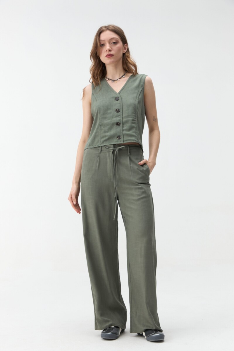 PANTALÓN GARDENIA - Verde 