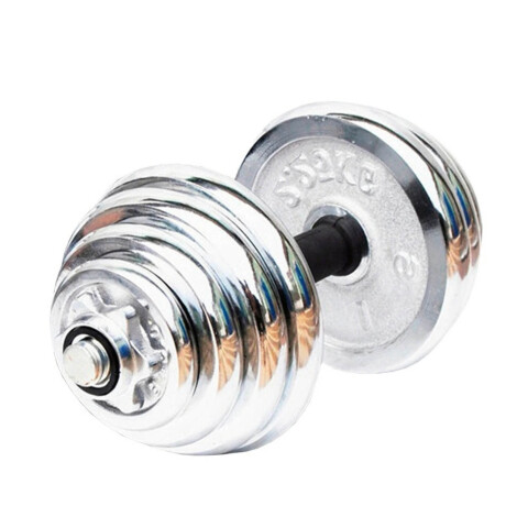 Set Mancuerna Maciza Cromada C/ Rosca + 10 Kilos 4x2.5kg